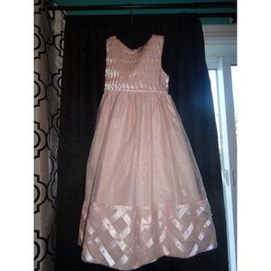 Pink Pearl Detail Dress